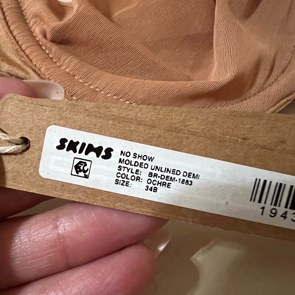 NWT Skims Unlined Demi Bra Size 34B - Picture 8 of 11
